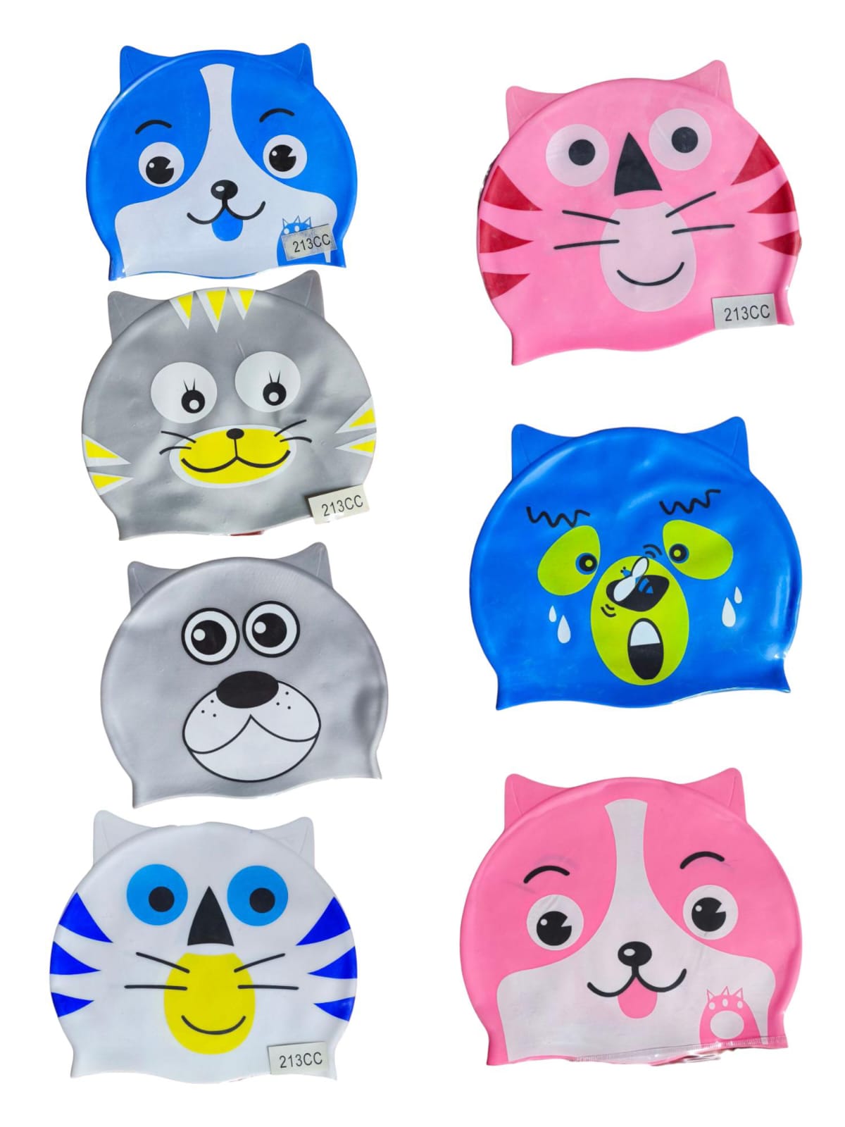 GORRO DE NATACIÓN ESTAMPADO DE GATOS